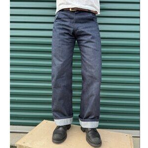 NWOT - Despise Gossip American Selvedge and Stripes, Navy/Black - Size 36